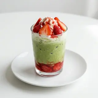 Rappuccino Matcha Fresa (250 Ml.)