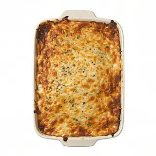 Plato Al Horno Carne Y Queso Gratinado