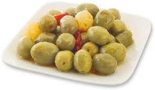 Tapa de olivas Aliñadas