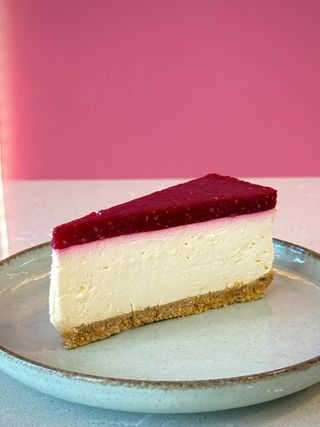 Cheesecake cu zmeură