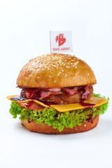 BBQ burger меню 330г/100г/30г