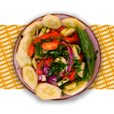 კიტრი პომიდვრის სალათი