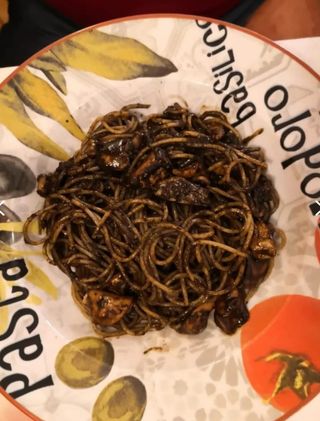 Spaghetti al nero di seppia
