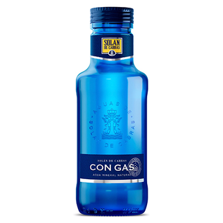 Agua Con Gas Solán de Cabras Botella 33cl.