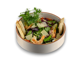 Салат цезар з креветками (300г)