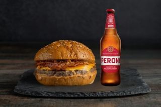 Combo How I Met Your Burger x Birra Peroni