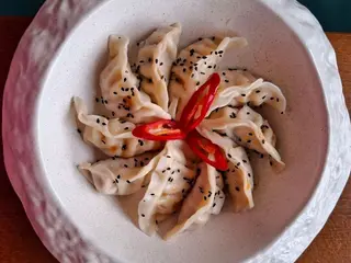 Парові Gyoza з креветкою