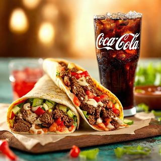 Gluten Free Shawarma+Soda