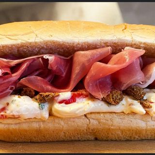 Panini con prosciutto crudo 