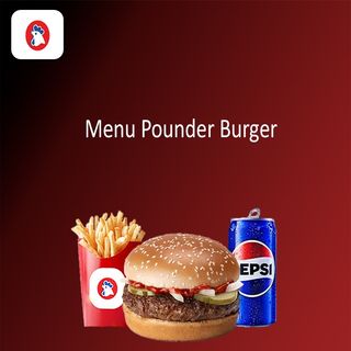Pounder burger - menù 