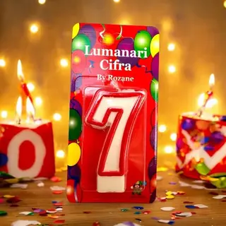 Lumanare cifra 7