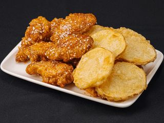 Крылышки с картофелем M
