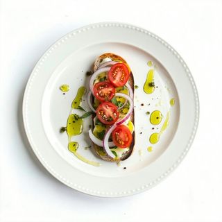 Pizza bruschetta