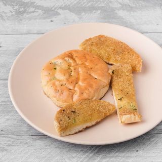 Bolo do Caco com Manteiga de Alho