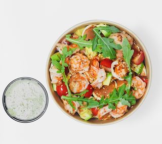 Панкейк з креветкою та авокадо (300г)