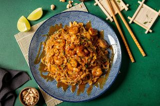 Pad thai gamberi