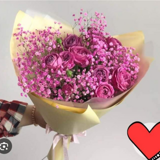 ვარდი და გიფსოფილა 