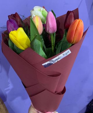 ფერადი ფოლანდიური ტიტები 10 ტოტი