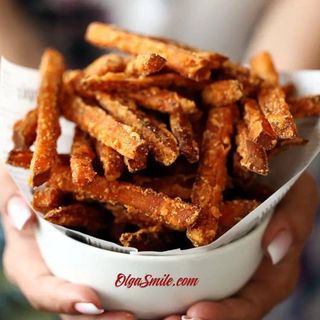 Fries from batat (sweet potato)