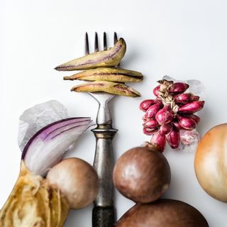 Anelli di cipolla rossa