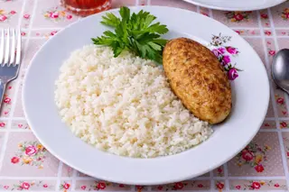 Котлета рыбная жареная