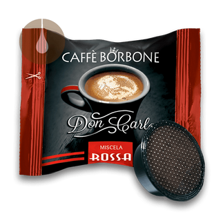 Capsule caffè Borbone Don Carlo ROSSO compatibile Lavazza A Modo Mio