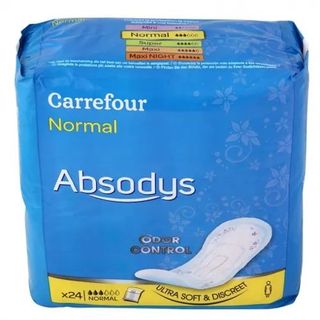 Compresas Incontinencia Normal Absodys Carrefour 24 Ud.