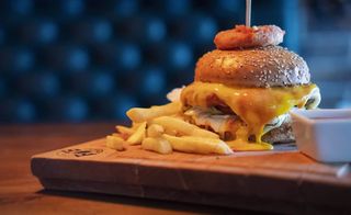 Cheeseburger double smash