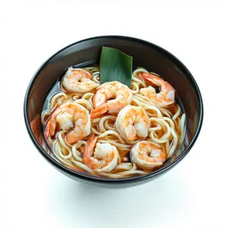 Udon Frito Con Gambas