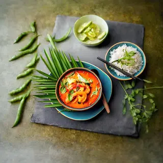 Red Curry Crevettes
