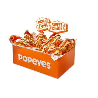 Box 3 tiras + 3 alitas Mayo Lima & Sweet Chili