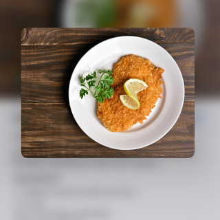 Cotoletta di manzo e patatine