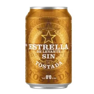 Cerveza Sin Alcohol Estrella de Levante Tostada (33 Cl.)