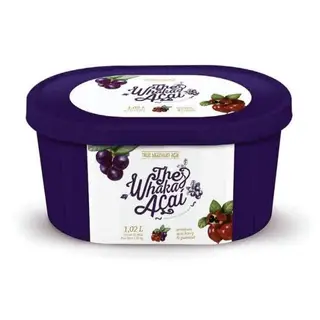 Tarrina De Açai Whaka Con Guarana De 1L.