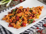 Кальмары жареные острые