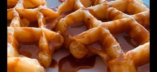 Gofre de caramelo
