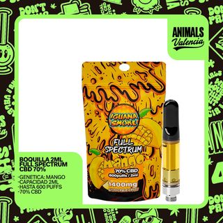 Boquilla Vaper Mango 70% CBD 2ml
