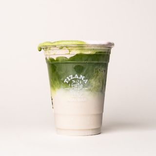 Iced matcha latte