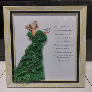 Tablou Cea mai frumoasa varsta  (blonda) - 20x30