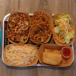 Menu para 4 personas (incluye bebida)