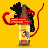 Бира Stu Mostow Strawberry Berliner Weisse (500 ml)