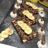 Gaufre Nutella banane