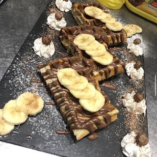 Gaufre Nutella banane