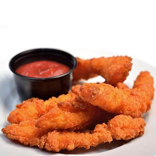 Tiras De Pollo Con Salsa Barbacoa