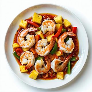 Gamberetti in salsa agro dolce