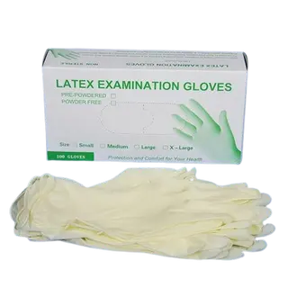 Gloves Latex Prepowdered Medium 100s