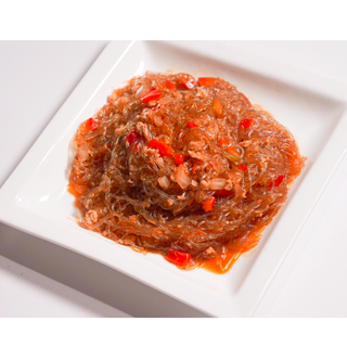 21 Spaghetti di soia con maiale piccante