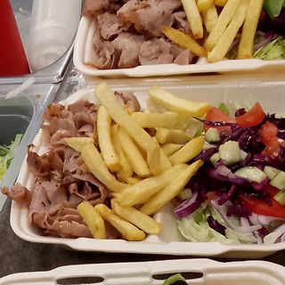 Piatto kebap piu riso
