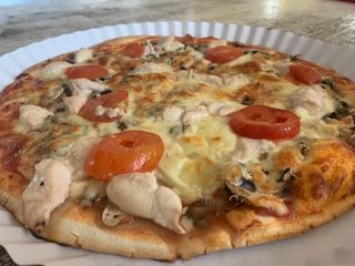 Піца Куряча з грибами