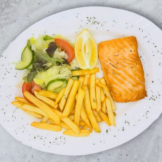 Salmón a la plancha